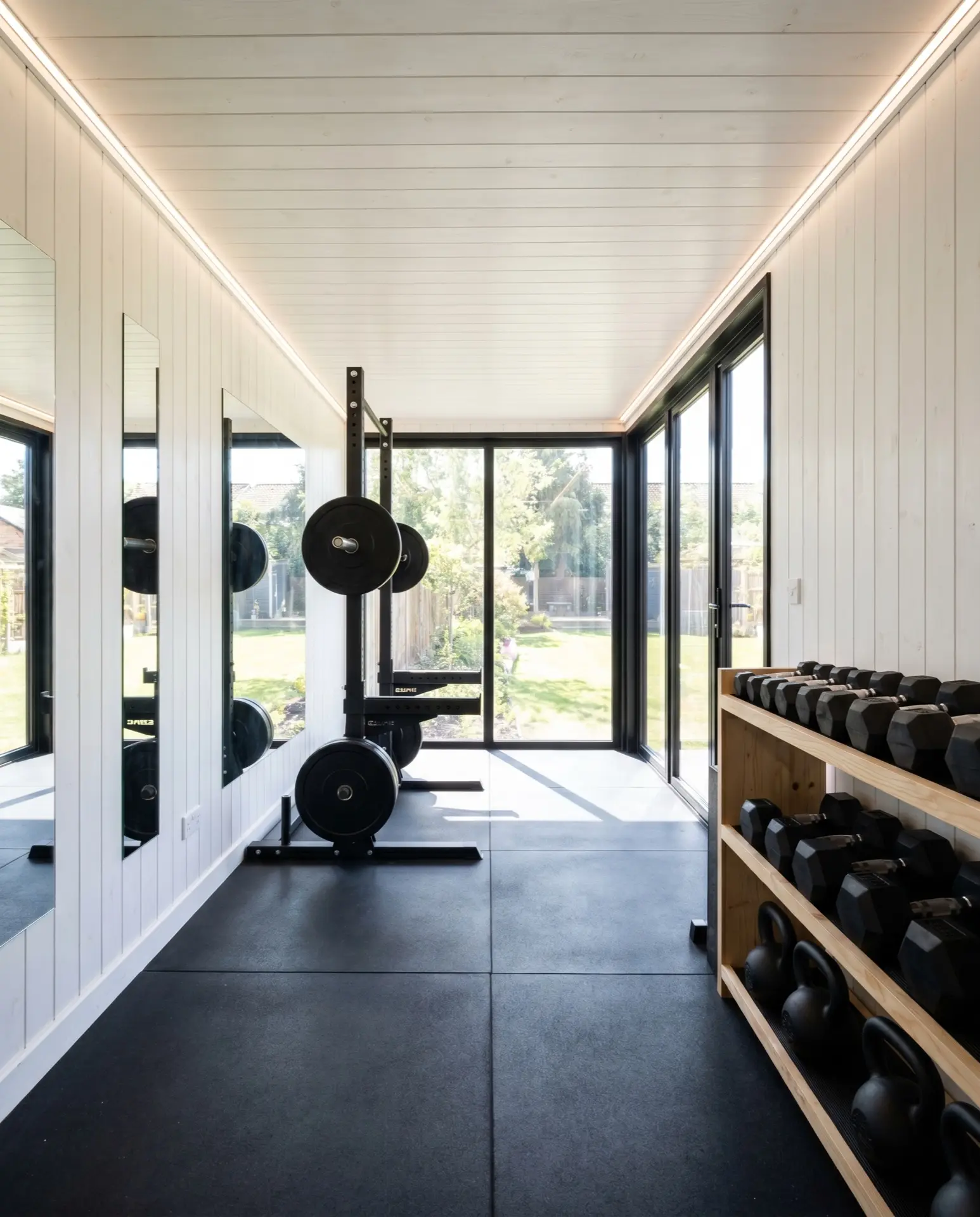 Home Gym: Train at home, every day, in a room built for it.